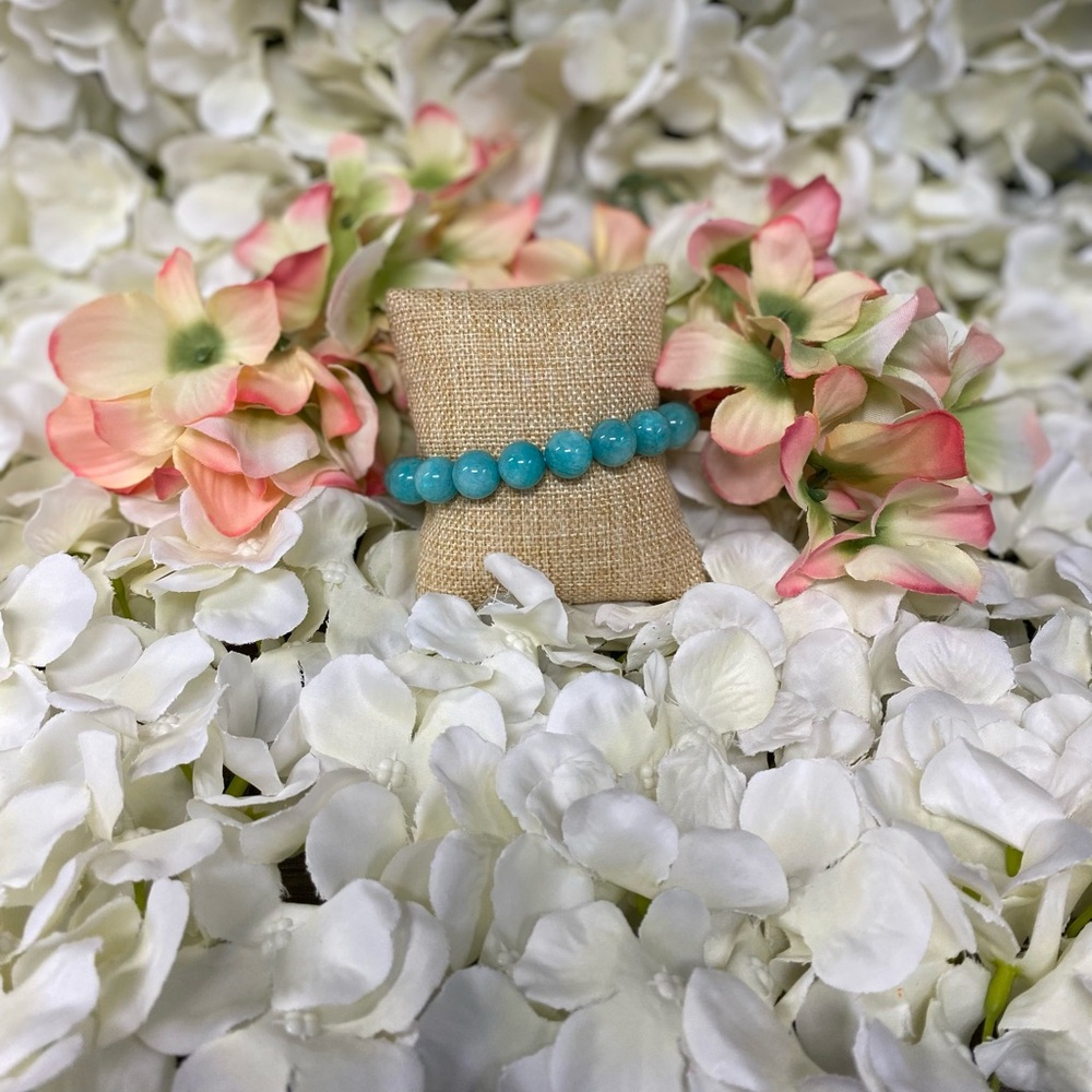 Amazonite Crystal Bracelet #598 A Grade